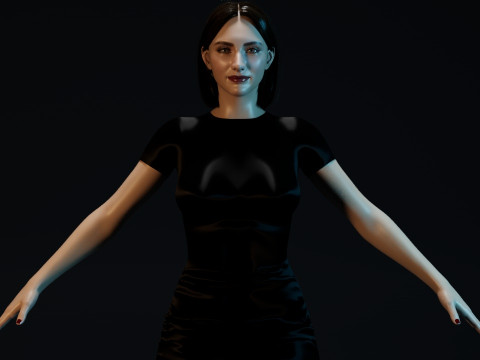 Abigail Shapiro 3Dモデル