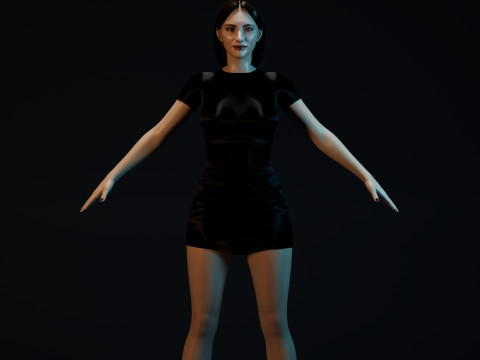 Abigail Shapiro 3Dモデル