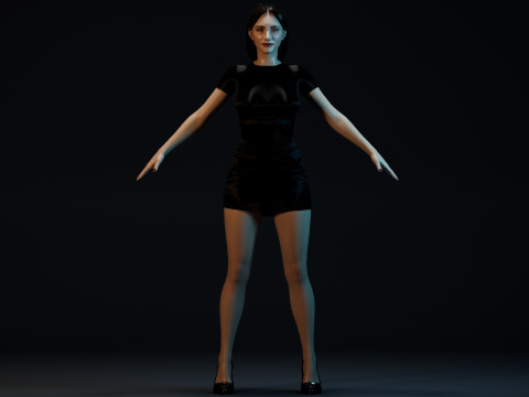 Abigail Shapiro 3Dモデル