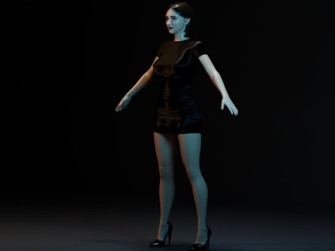 Abigail Shapiro 3Dモデル