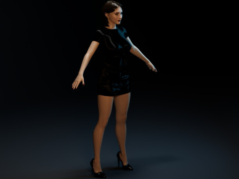 Abigail Shapiro 3Dモデル