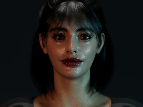 Krysten Ritter 3D Model