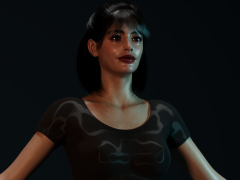 Krysten Ritter 3Dモデル