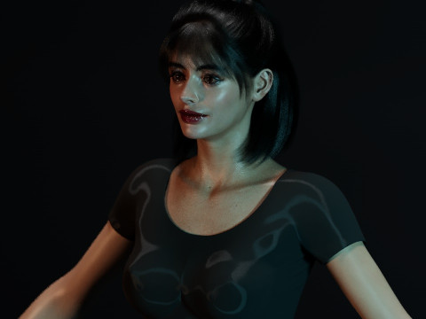 Krysten Ritter 3Dモデル
