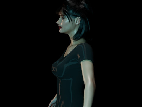 Krysten Ritter 3Dモデル