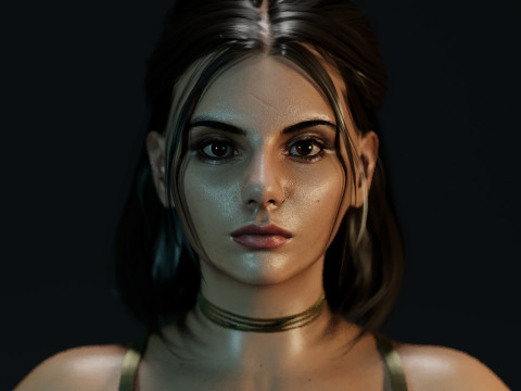 Dafne Keen 3D Model