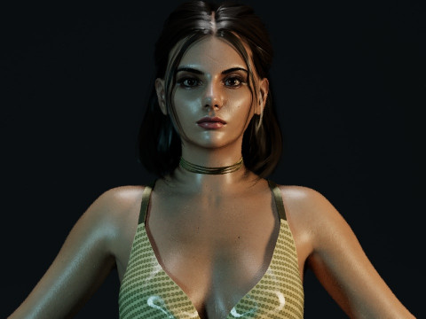 Dafne Keen 3D Model