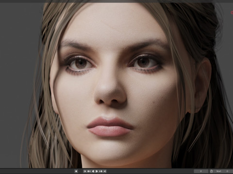 Dafne Keen 3D Model