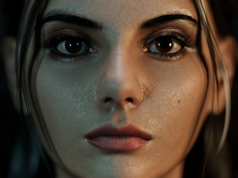 Dafne Keen 3D Model