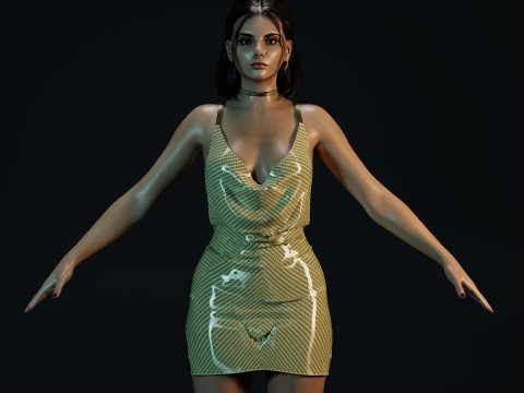 Dafne Keen 3D Model