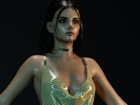 Dafne Keen 3D Model