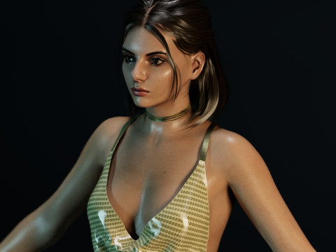 Dafne Keen 3D Model