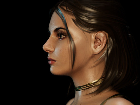 Dafne Keen 3D Model