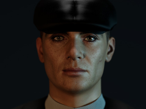 Cillian Murphy 3D Model