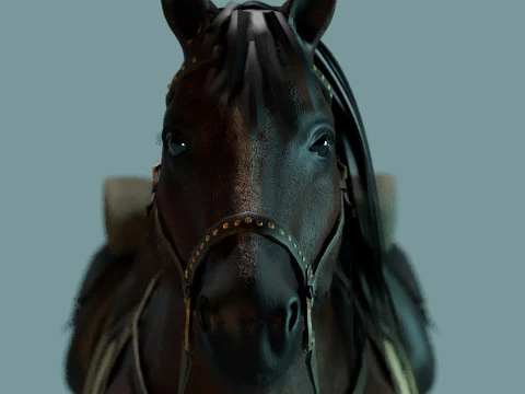 Red Horse 3D Model
