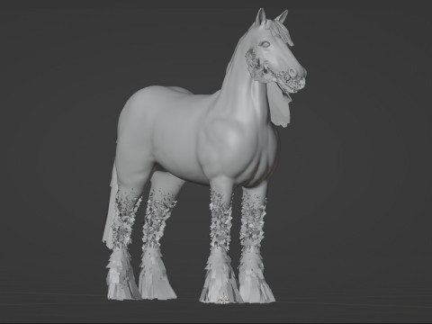 Red Horse Modelo 3D