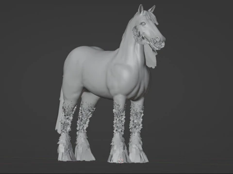 Red Horse 3D Model