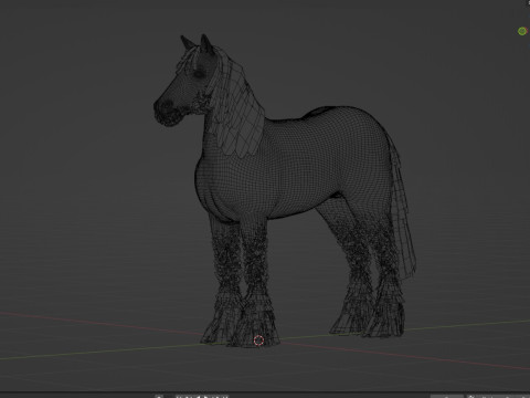 Red Horse Modelo 3D
