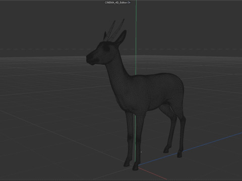Wild Gazelle 3D Модель