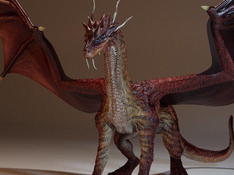 Red Dragon 3D Модель