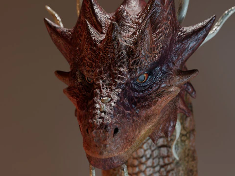 Red Dragon 3D Model