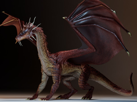 Red Dragon 3D 모델