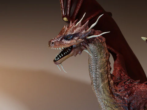 Red Dragon 3D Model
