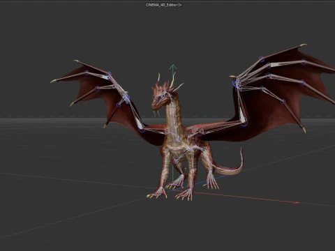 Red Dragon 3D Model
