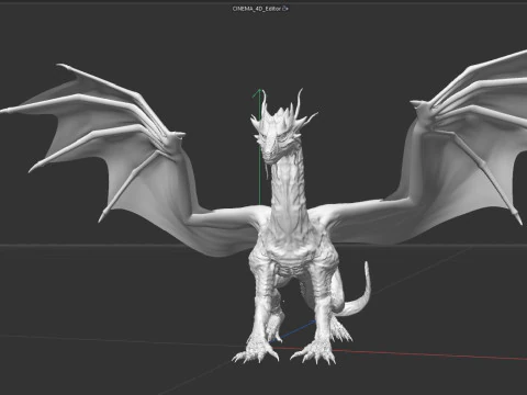 Red Dragon 3D Model