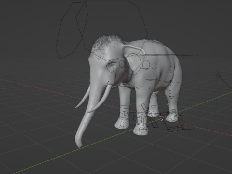 Indian Elephant 3D Model