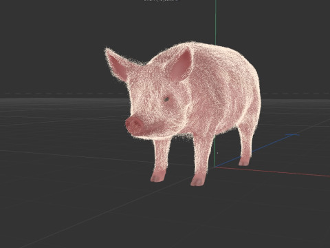 Pink Pig 3D Model