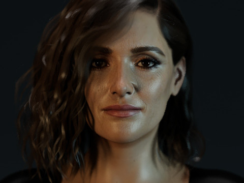 Rose Byrne 3D Model