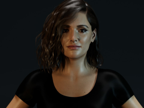 Rose Byrne Modelo 3D