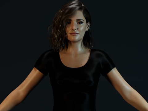 Rose Byrne Modelo 3D