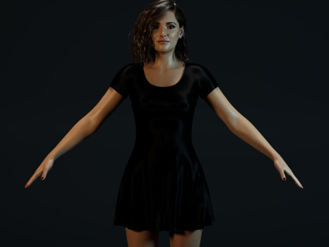 Rose Byrne Modelo 3D