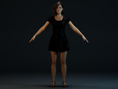 Rose Byrne Modelo 3D