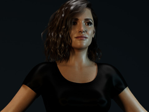 Rose Byrne Modelo 3D
