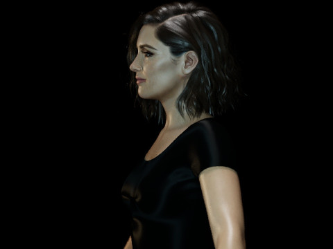 Rose Byrne Modelo 3D