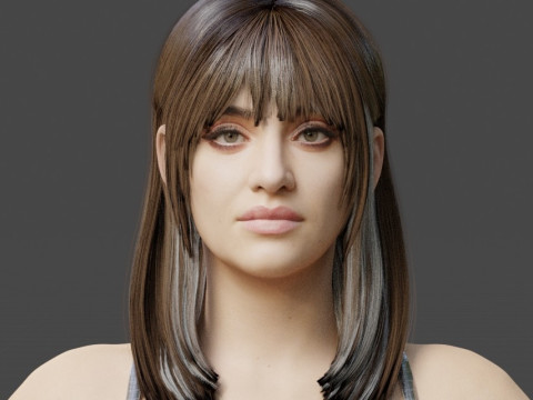 Anya Chalotra 3D Model