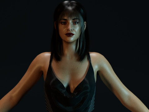 Anya Chalotra Model 3D