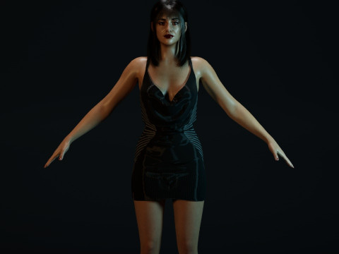 Anya Chalotra Model 3D