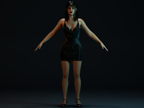 Anya Chalotra Model 3D
