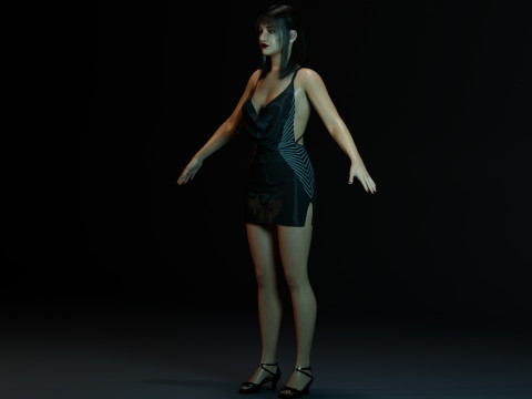 Anya Chalotra Model 3D