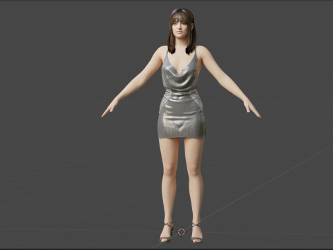 Anya Chalotra Model 3D