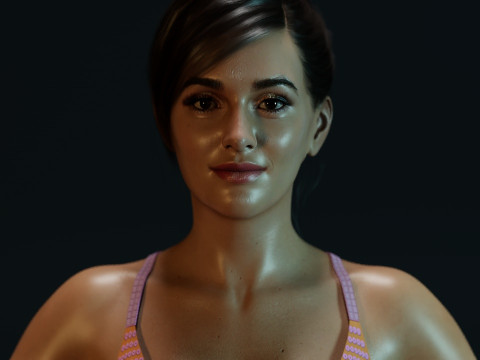 Leighton Meester 3D 模型