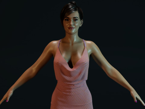 Leighton Meester 3D 模型
