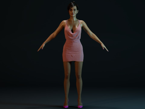 Leighton Meester 3D 模型