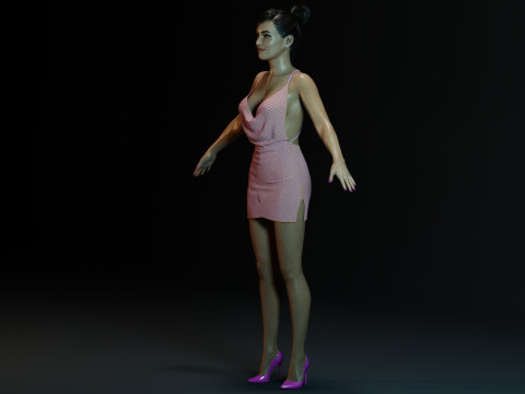 Leighton Meester 3D 模型