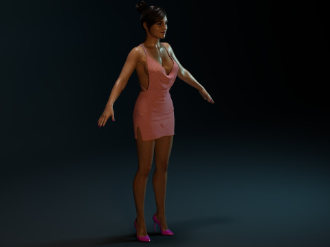Leighton Meester 3D 模型