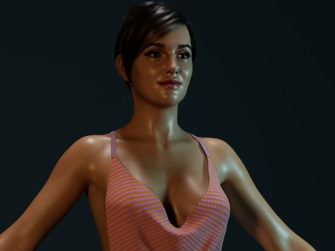 Leighton Meester 3D 模型